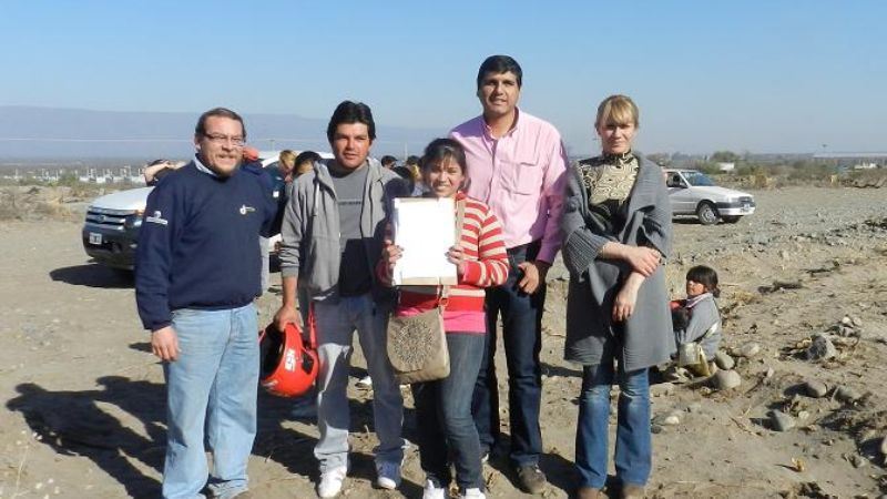 La Municipalidad entregó terrenos en la zona sur