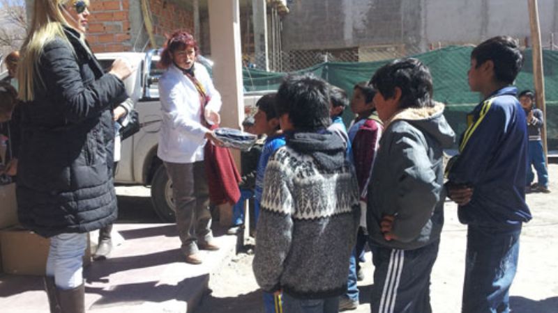 Las localidades serranas también festejaron con los niños