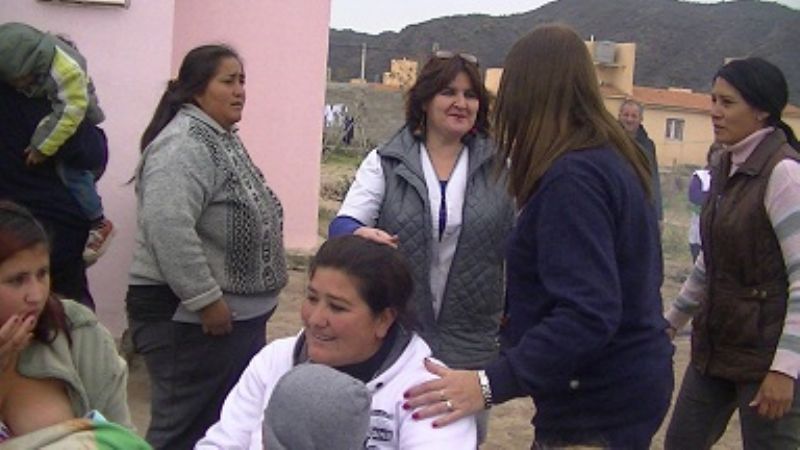 Moreta festejó con niños de diferentes barrios