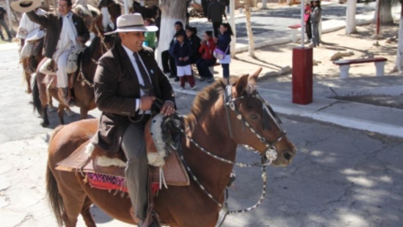 Acto por la Autonomía de Catamarca en Santa María