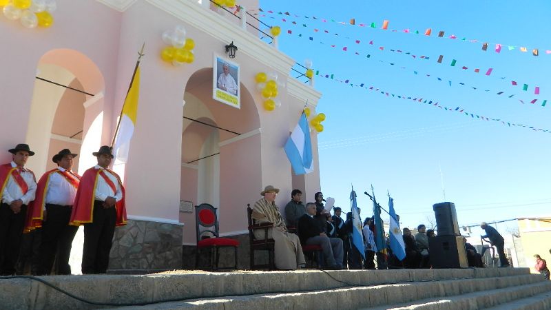 Urbanc compartió jornada de fe con pobladores de Mutquín