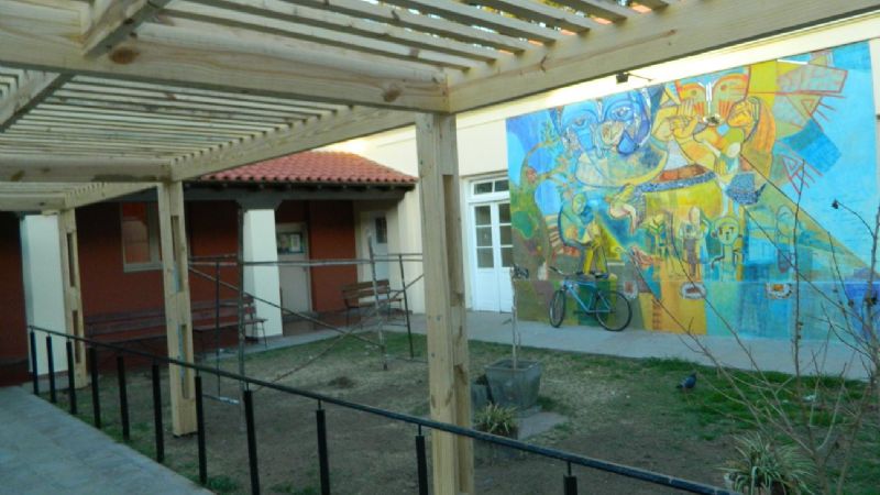 Siguen los trabajos en el Hogar de Ancianos \"Fray Mamerto Esquiú\"