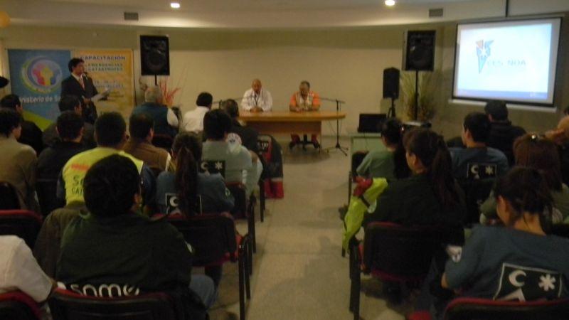 Inició el curso sobre trauma y desastre destinado al SAME