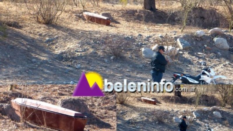 Encuentran ataúd tirado a orillas de río en Belén
