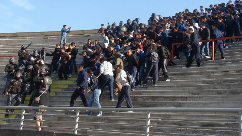 Simulacro en el Estadio Bicentenario