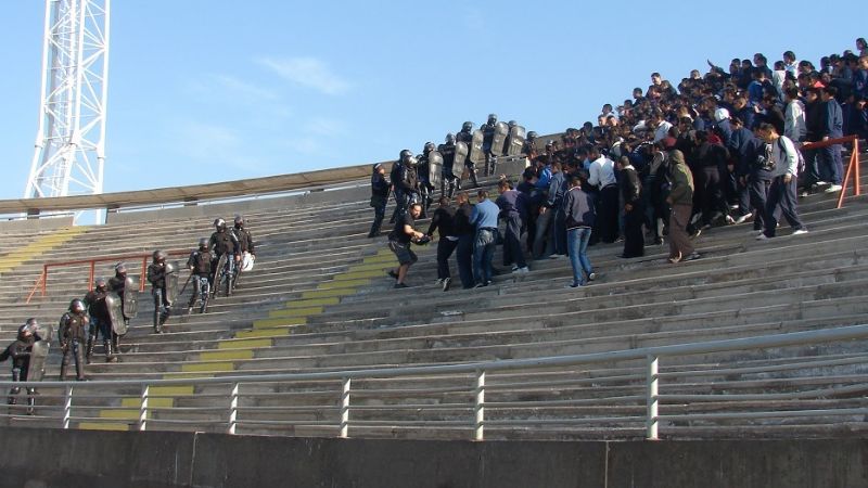 Simulacro en el Estadio Bicentenario