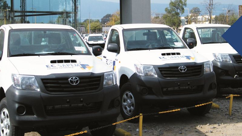 La EC SAPEM se capitaliza con la adquisición de 48 camionetas