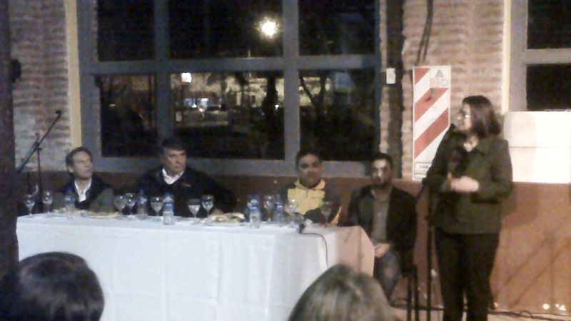 Jalil y Corpacci compartieron una cena con las organizaciones vecinales