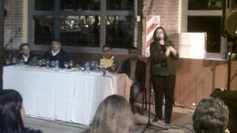 Jalil y Corpacci compartieron una cena con las organizaciones vecinales