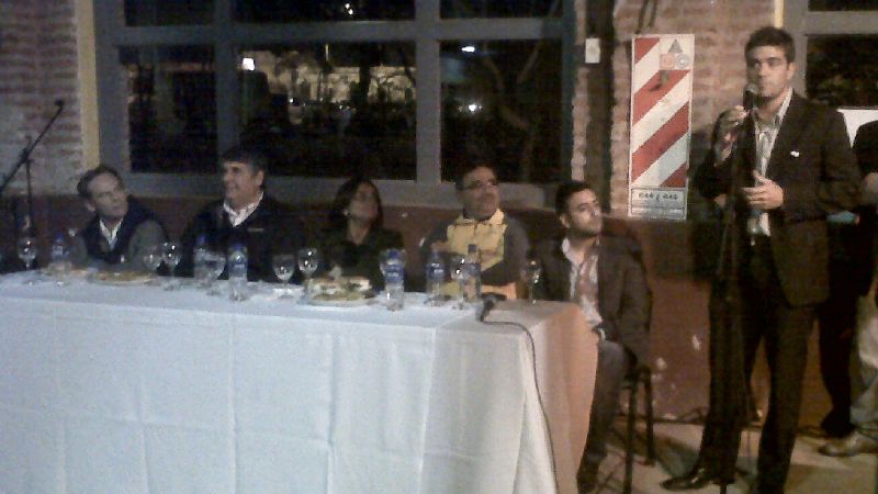 Jalil y Corpacci compartieron una cena con las organizaciones vecinales