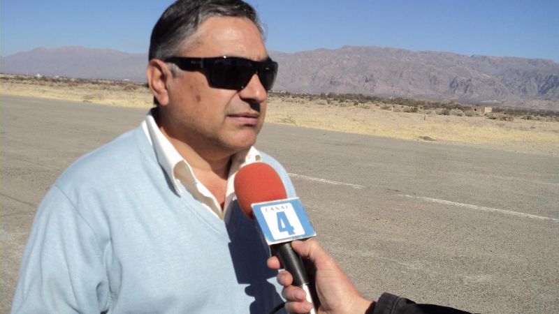 Avanzan los trabajos en la pista de aterrizaje de Santa María