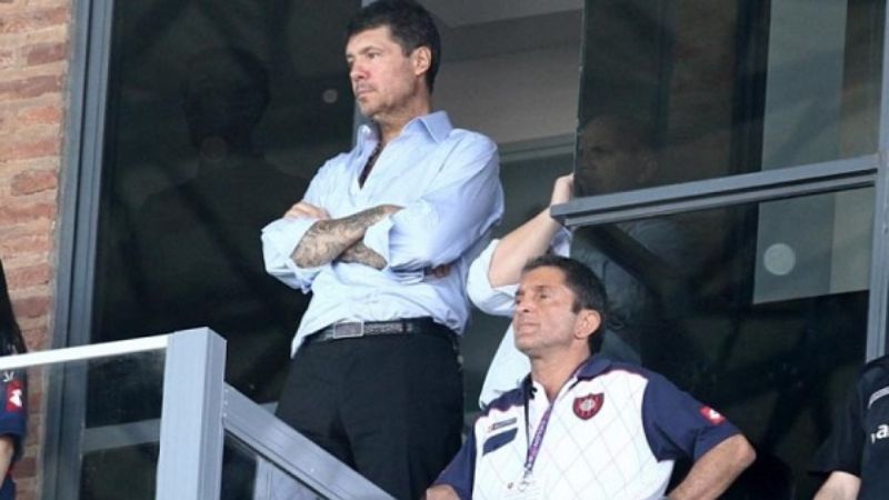 Tinelli y 12 mil hinchas cuervos llegan a Catamarca