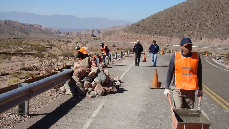 Avanza la repavimentación del Paso de San Francisco