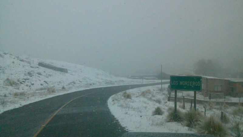 La nieve llegó otra vez a Catamarca