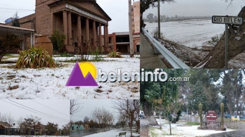 Así amaneció hoy \"La Cuna del Poncho\"