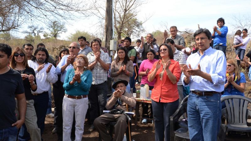 Lucía inauguró obras hídricas en Ancasti