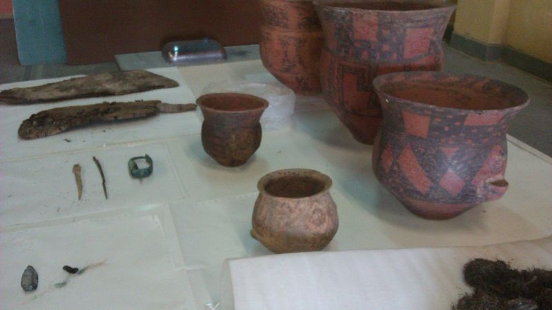 Rescate arqueológico en la localidad de Las Papas