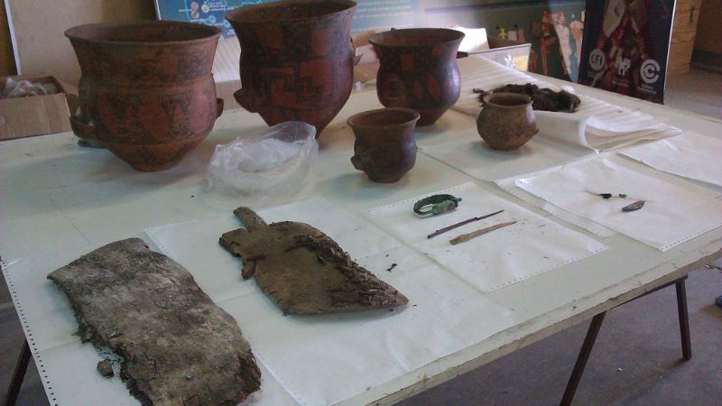 Rescate arqueológico en la localidad de Las Papas