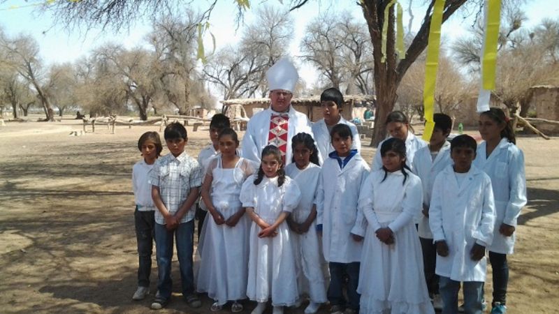 El Obispo culminó su visita pastoral a Pomán