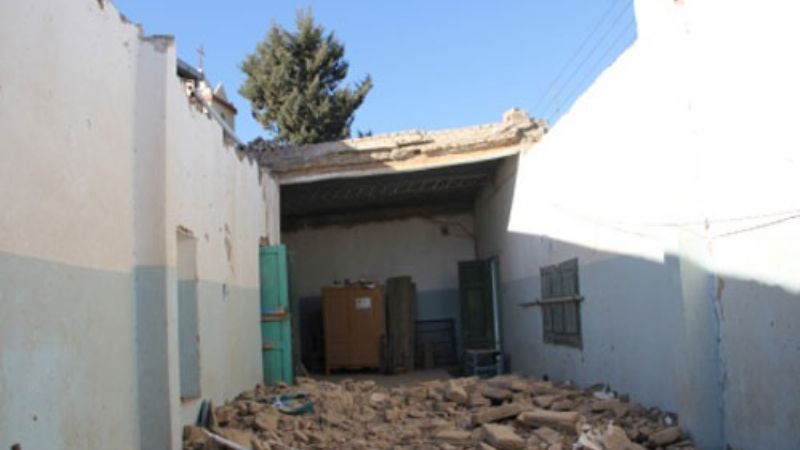 Obras de refacción en el Centro Obreros de El Recreo