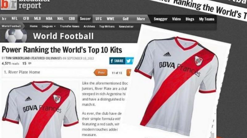 La camiseta de River, es la mejor del mundo