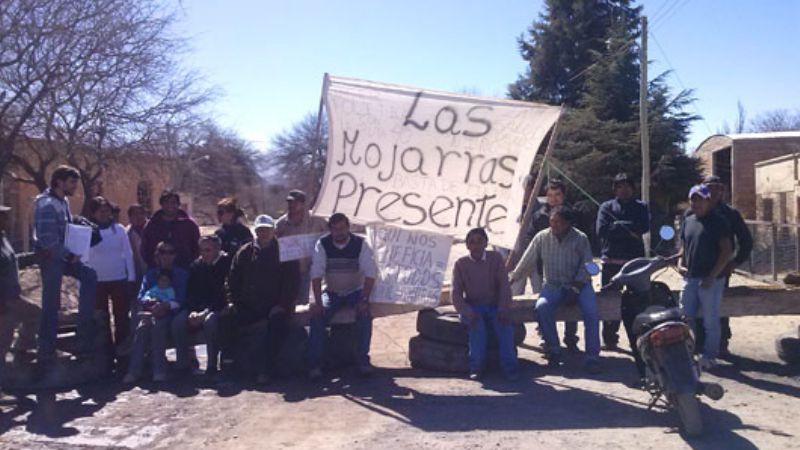 Piquete nocturno en Santa María