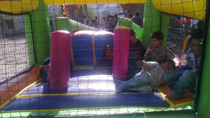 Los festejos para los niños llegaron hasta Ampujaco 