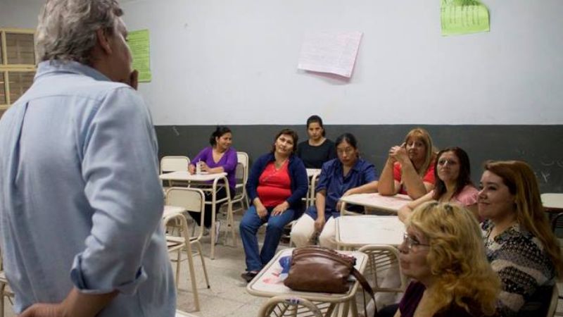 Se desarrolló charla sobre adicciones a docentes municipales
