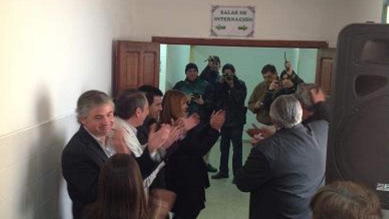 Inauguración de la ampliación del Hospital de Pomán