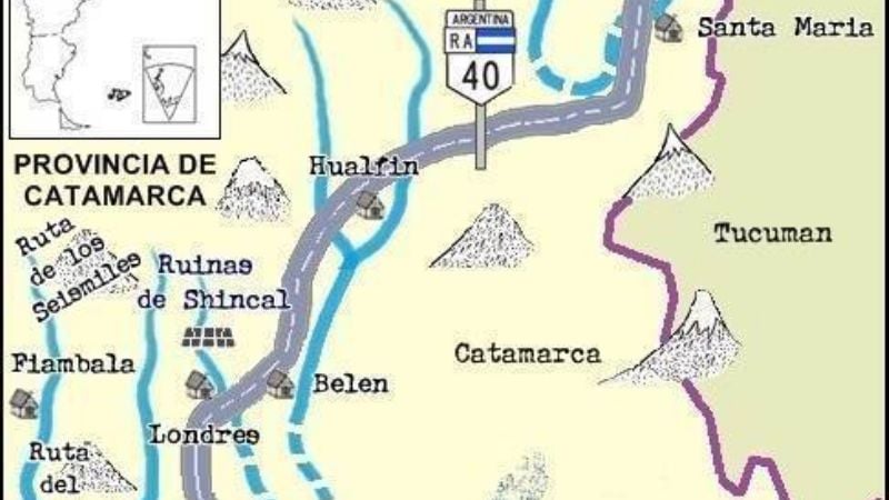 “Posibles desprendimientos” en quebradas de Belén y La Cébila