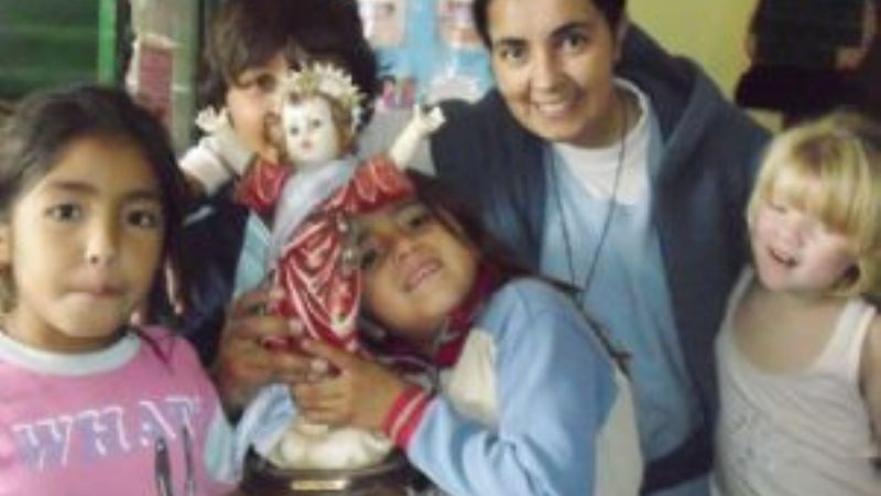 Jimena Herrera manifestó su \"alegría\" de votar