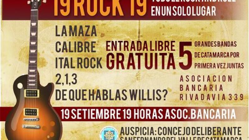 Jueves Cultural llega a puro rock