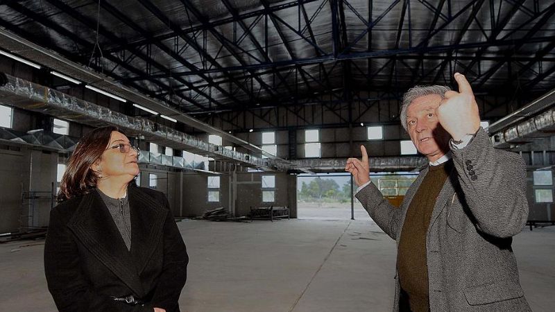 Lucía recorrió los nuevos pabellones del CAPE