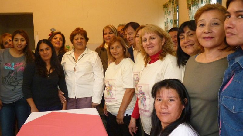 Se inauguró otro punto más de la red de mujeres solidarias