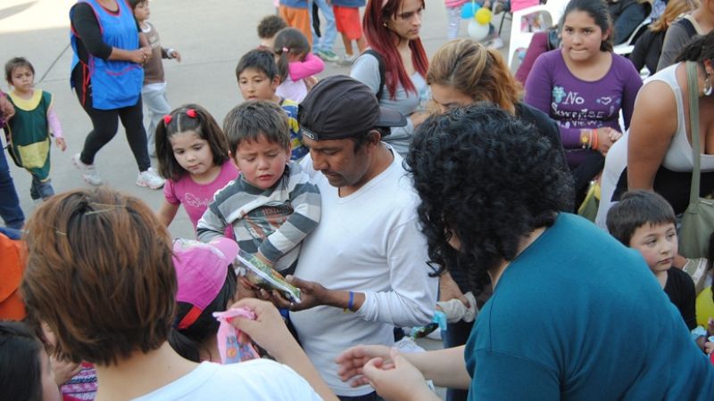Caminaron por los derechos de niños y niñas