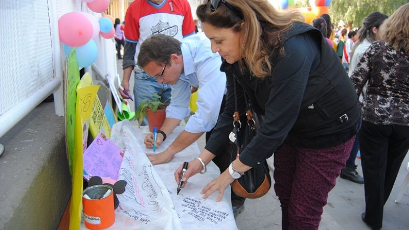 Caminaron por los derechos de niños y niñas