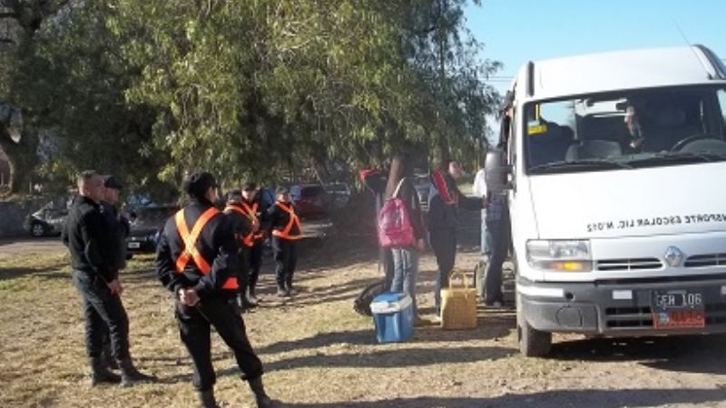 Contrataron un transporte que no tenía habilitación