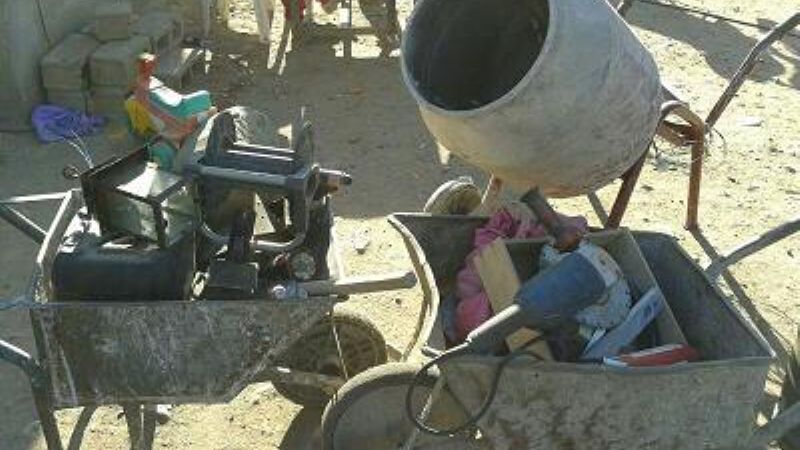 Recuperan elementos robados