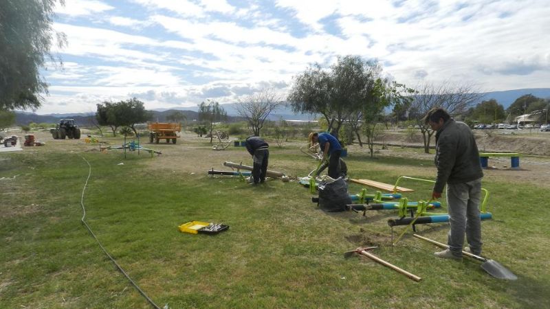 Visibles mejoras en el “Parque Adán Quiroga”