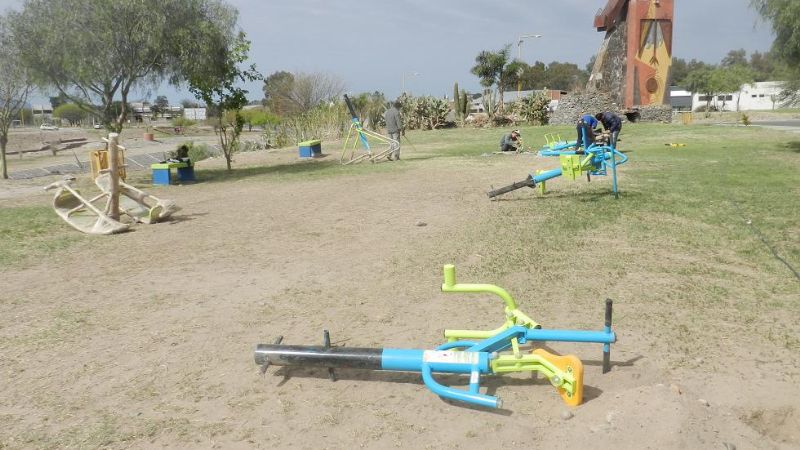 Visibles mejoras en el “Parque Adán Quiroga”