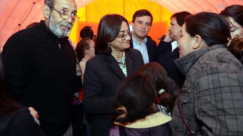 Corpacci acompañó operativo social en el sur capitalino