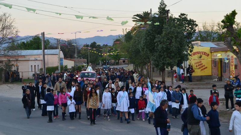 Procesión en honor a Nuestra Señora de la Merced