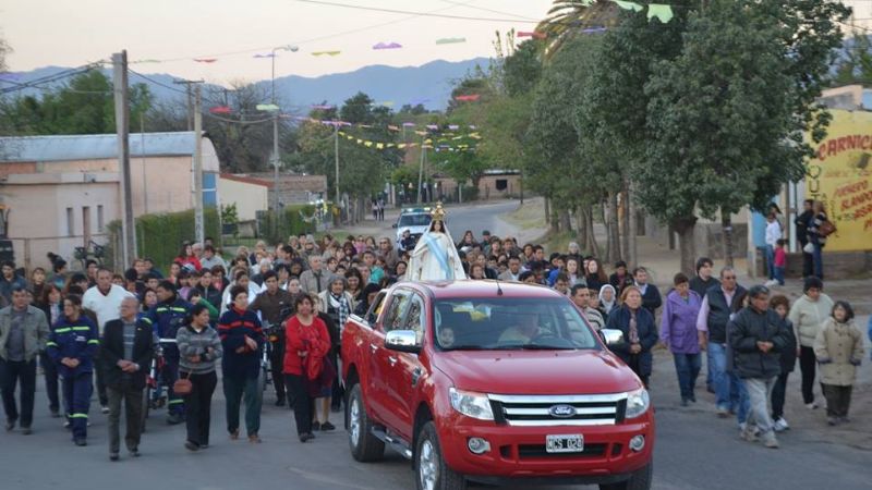 Procesión en honor a Nuestra Señora de la Merced