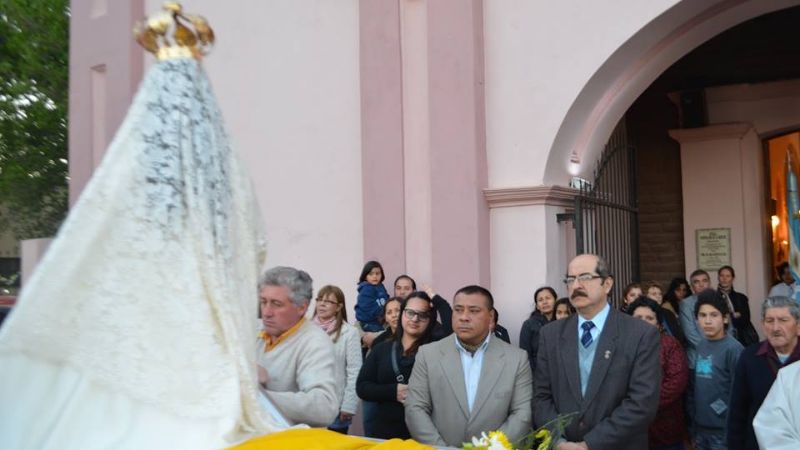 Procesión en honor a Nuestra Señora de la Merced