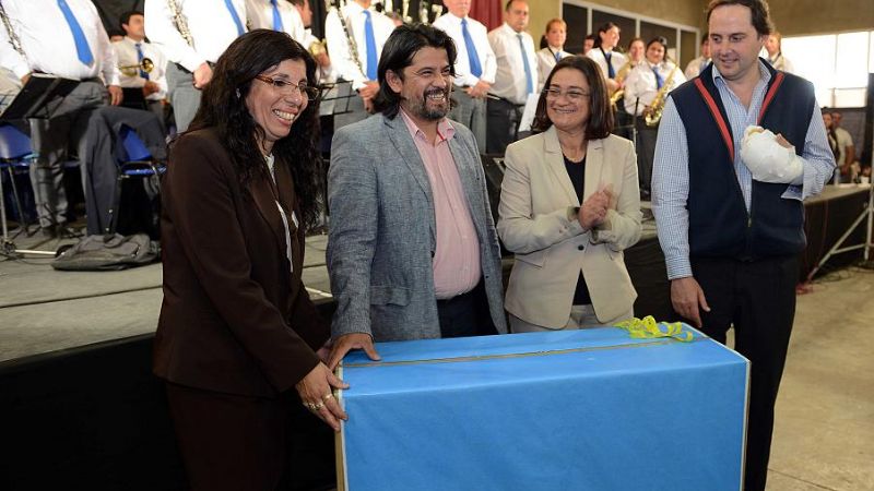 Corpacci acompañó festejos de escuela especial