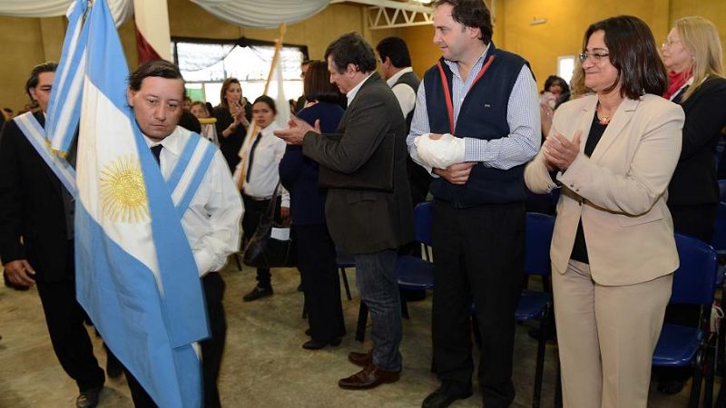 Corpacci acompañó festejos de escuela especial