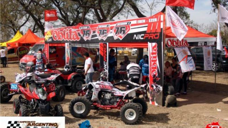 Se corre el campeonato argentino de rally cuadriciclos y motos