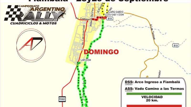 Se corre el campeonato argentino de rally cuadriciclos y motos