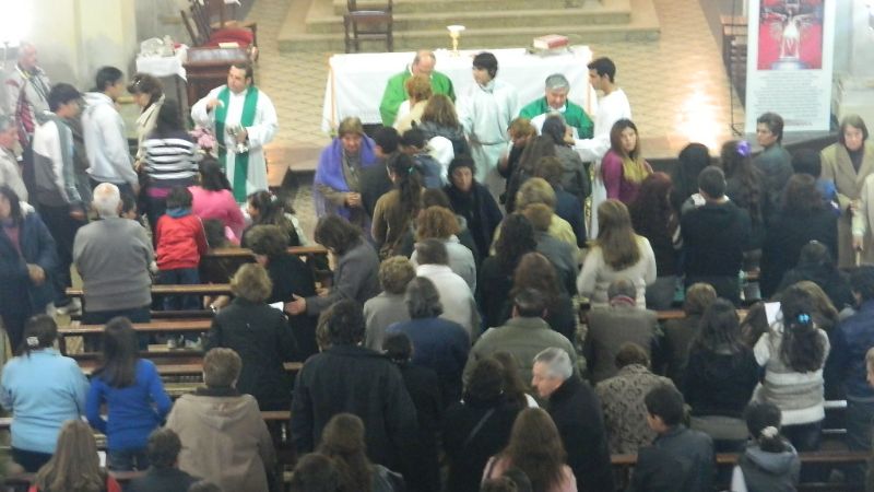 El Obispo cerró en Valle Viejo la sexta y última visita pastoral de este año