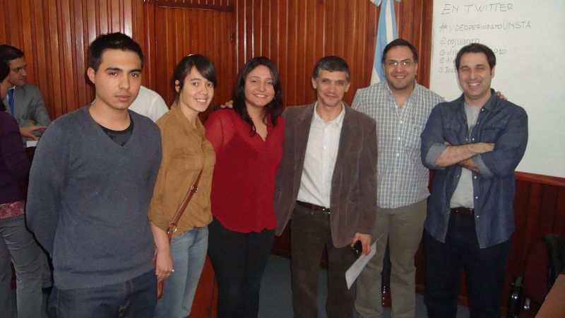 Comunicadores catamarqueños en el primer curso de Videoperiodismo